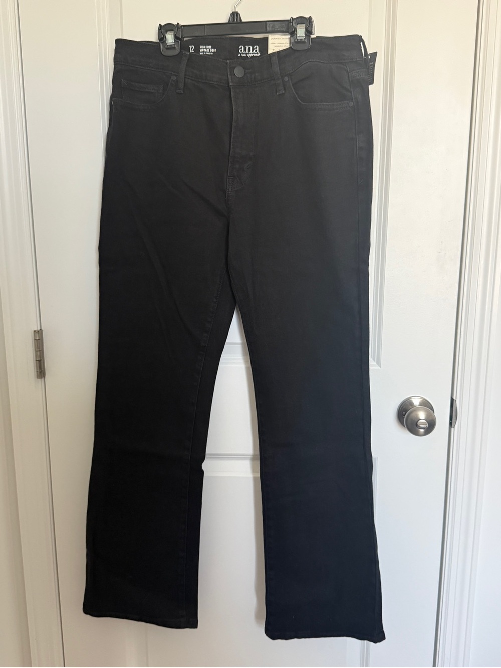 a.n.a Women's Black Boot Cut Jeans